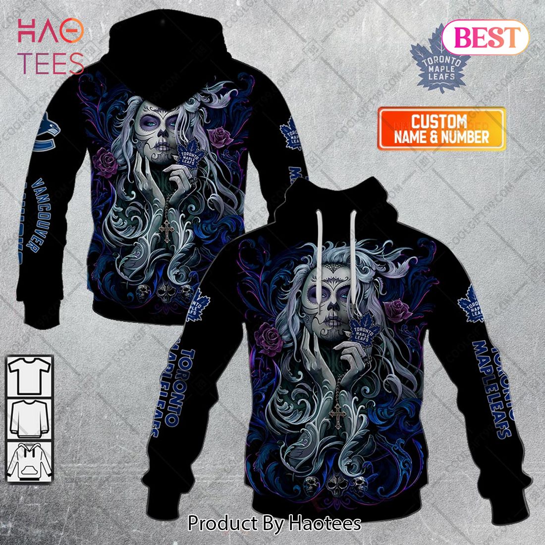 NHL Toronto Maple Leafs Tattoo Girl Artwork 2023 Hoodie, T-Shirt, Zip Hoodie, Sweatshirt