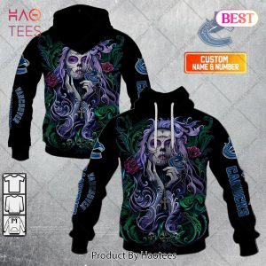 NHL Vancouver Canucks Tattoo Girl Artwork 2023 Hoodie, T-Shirt, Zip Hoodie, Sweatshirt