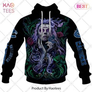 NHL Vancouver Canucks Tattoo Girl Artwork 2023 Hoodie, T-Shirt, Zip Hoodie, Sweatshirt