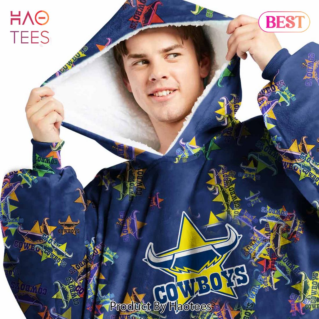 North Queensland Cowboys Special Logo Design _Oodie, Flanket, Blanket Hoodie, Snuggie North Queensland Cowboys Special Logo Design _Oodie, Flanket, Blanket Hoodie, Snuggie