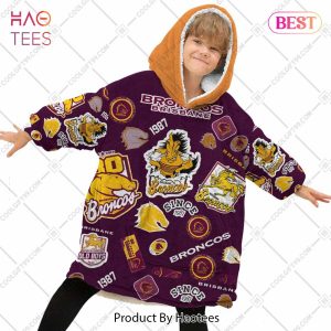 NRL Brisbane Broncos Season logo Flanket, Blanket Hoodie, Snuggie