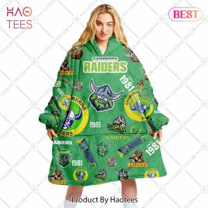 NRL Canberra Raiders Season logo Flanket, Blanket Hoodie, Snuggie
