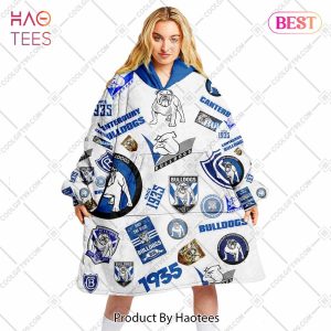 NRL Canterbury Bankstown Bulldogs Season logo Flanket, Blanket Hoodie, Snuggie