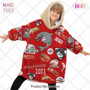 NRL Dolphins Season logo Flanket, Blanket Hoodie, Snuggie