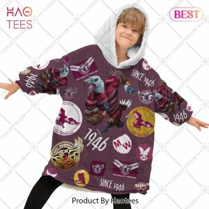 NRL Manly Warringah Sea Eagles Season logo Flanket, Blanket Hoodie, Snuggie