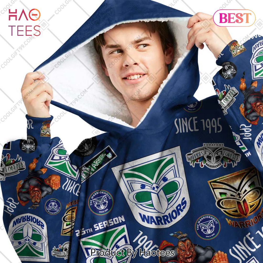 NRL New Zealand Warriors Season logo Flanket, Blanket Hoodie, Snuggie NRL New Zealand Warriors Season logo Flanket, Blanket Hoodie, Snuggie