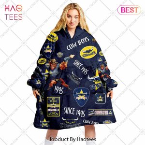 NRL North Queensland Cowboys Season logo Flanket, Blanket Hoodie, Snuggie