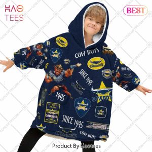 NRL North Queensland Cowboys Season logo Flanket, Blanket Hoodie, Snuggie