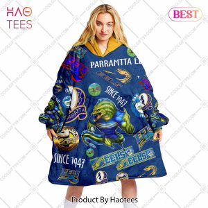 NRL Parramatta Eels Season logo Flanket, Blanket Hoodie, Snuggie