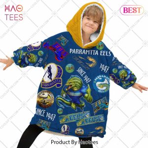 NRL Parramatta Eels Season logo Flanket, Blanket Hoodie, Snuggie