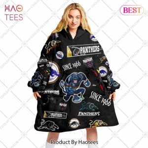 NRL Penrith Panthers Season logo Flanket, Blanket Hoodie, Snuggie