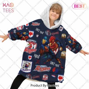 NRL Sydney Roosters Season logo Flanket, Blanket Hoodie, Snuggie