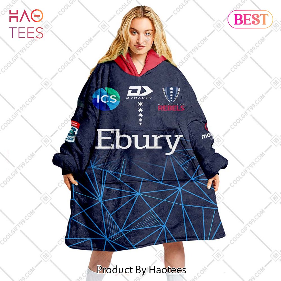 Personalized 2023 Super Rugby Pacific Home Jersey Melbourne Rebels Flanket, Blanket Hoodie, Snuggie