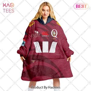 Personalized 2023 Super Rugby Pacific Home Jersey Queensland Reds Flanket, Blanket Hoodie, Snuggie