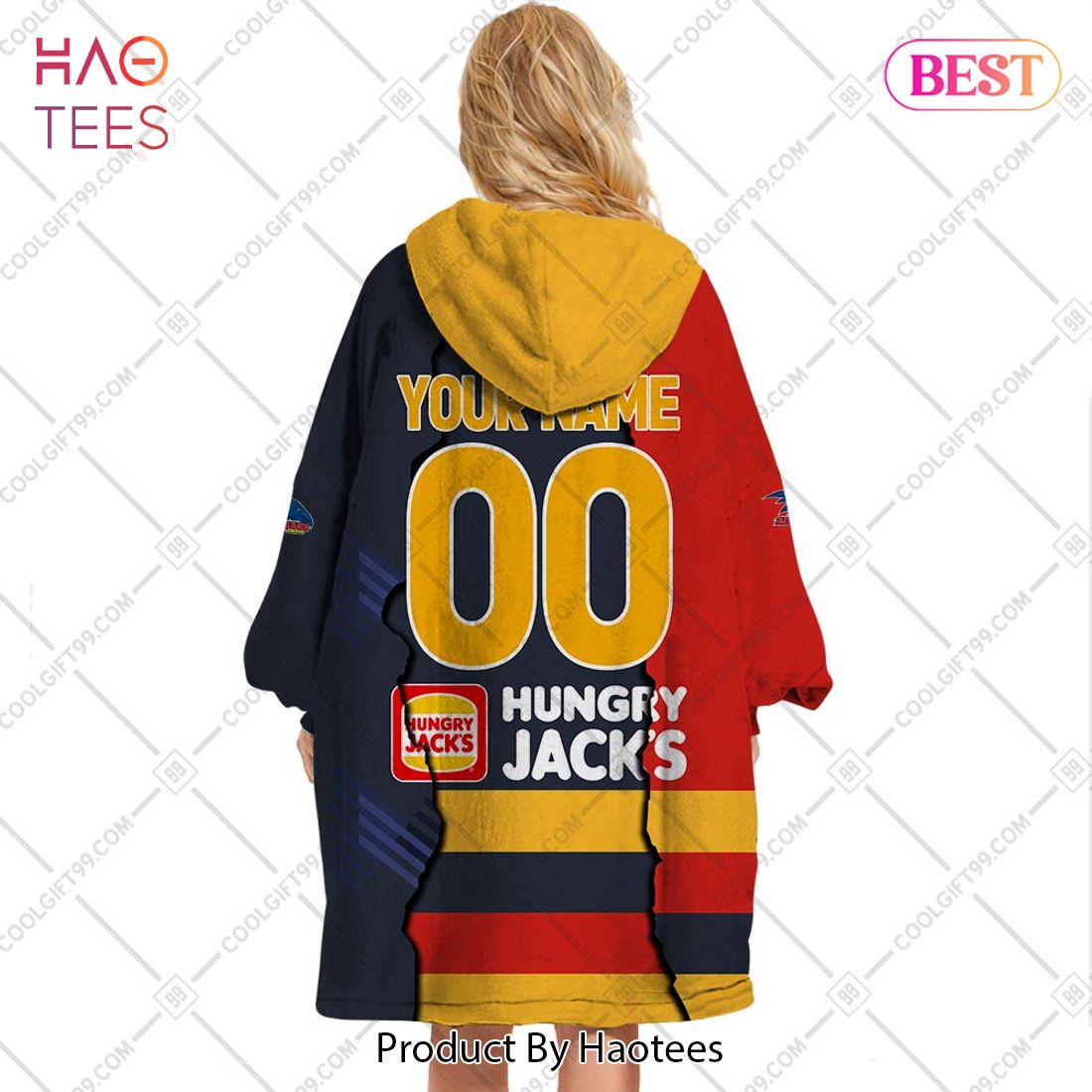 Personalized AFL Adelaide Crows Home x Away x Training Guernsey 2023 Style Flanket, Blanket Hoodie, Snuggie Personalized AFL Adelaide Crows Home x Away x Training Guernsey 2023 Style Flanket, Blanket Hoodie, Snuggie