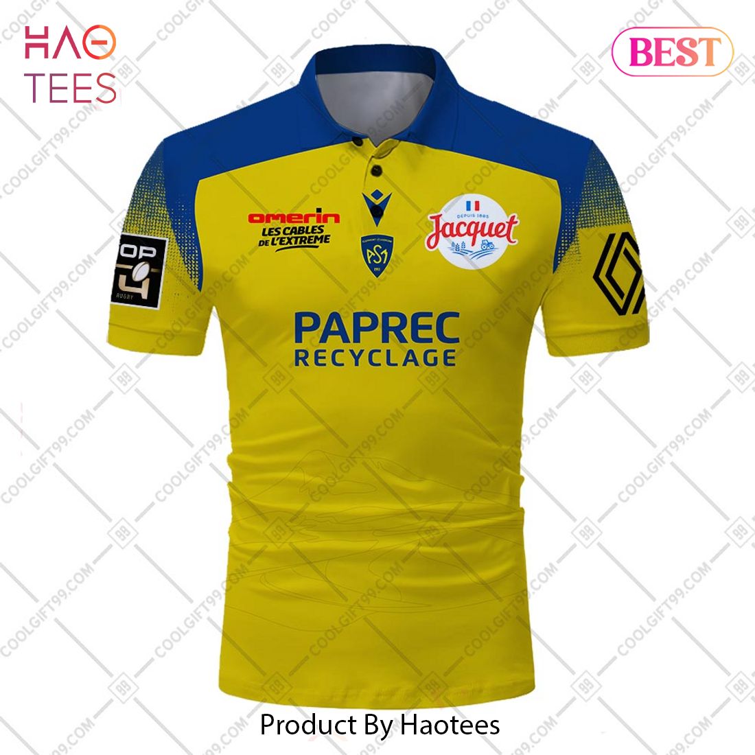 Personalized ASM Clermont Auvergne Rugby 2023 Jersey Style Polo Shirt Personalized ASM Clermont Auvergne Rugby 2023 Jersey Style Polo Shirt