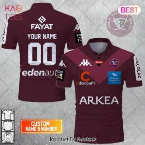 Personalized Bordeaux Begles Rugby 2023 Jersey Style Polo Shirt