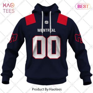 Personalized CFL Montreal Alouettes Home Jersey Style Hoodie, T-Shirt, Zip Hoodie, Sweatshirt