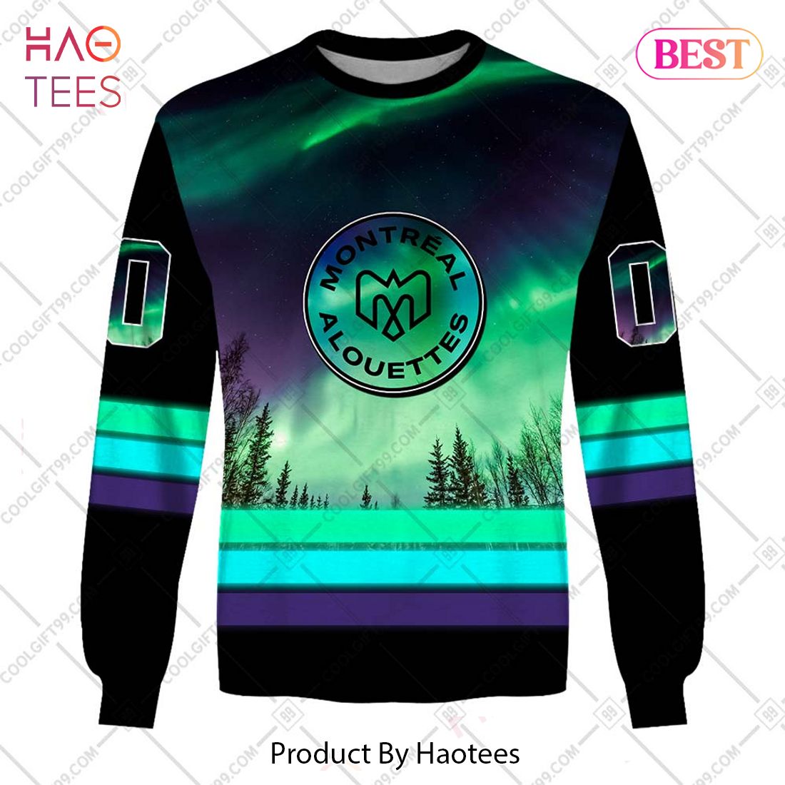 Personalized CFL Montreal Alouettes Northern Lights Style Hoodie, T-Shirt, Zip Hoodie, Sweatshirt Personalized CFL Montreal Alouettes Northern Lights Style Hoodie, T-Shirt, Zip Hoodie, Sweatshirt