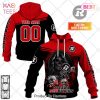 Personalized CFL Ottawa Redblacks Rainbow Logo Jersey Style Hoodie, T-Shirt, Zip Hoodie, Sweatshirt