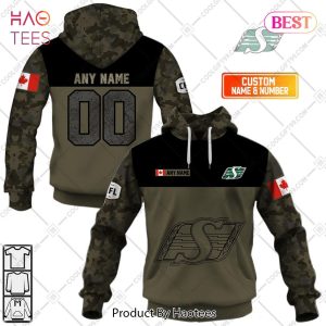 Personalized CFL Saskatchewan Roughriders Camo V2 Style Hoodie, T-Shirt, Zip Hoodie, Sweatshirt
