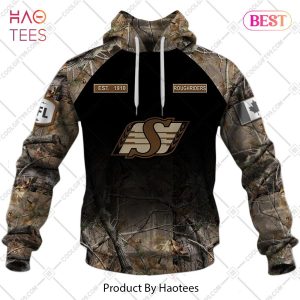 Personalized CFL Saskatchewan Roughriders Huting Camouflage Style Hoodie, T-Shirt, Zip Hoodie, Sweatshirt