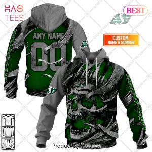Personalized CFL Saskatchewan Roughriders Metal Skull Hoodie, T-Shirt, Zip Hoodie, Sweatshirt
