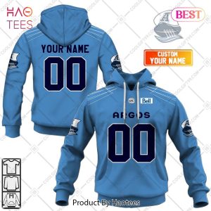 Personalized CFL Toronto Argonauts Home Jersey Style Hoodie, T-Shirt, Zip Hoodie, Sweatshirt