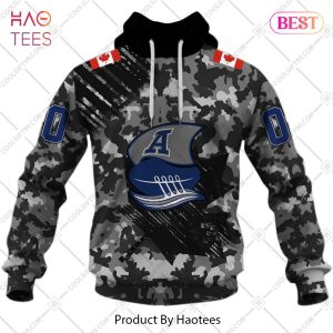 Personalized CFL Toronto Argonauts Special Camo Armed Forces Design Hoodie, T-Shirt, Zip Hoodie, Sweatshirt