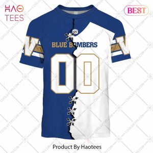 Personalized CFL Winnipeg Blue Bombers Mix Jersey Style Hoodie, T-Shirt, Zip Hoodie, Sweatshirt