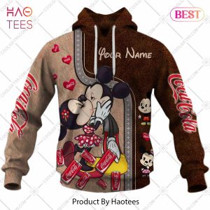 Personalized Coca Cola Mickey And Minnie Design Hoodie, T-Shirt, Zip Hoodie, Sweatshirt