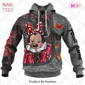 Personalized Coca Cola Minnie Mouse Design Hoodie, T-Shirt, Zip Hoodie, Sweatshirt