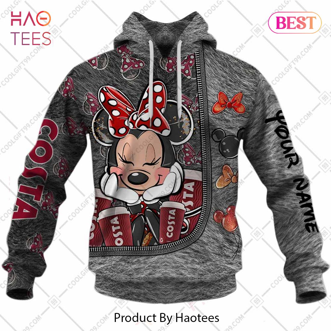 Personalized Costa Minnie Mouse Design Hoodie, T-Shirt, Zip Hoodie, Sweatshirt Personalized Costa Minnie Mouse Design Hoodie, T-Shirt, Zip Hoodie, Sweatshirt