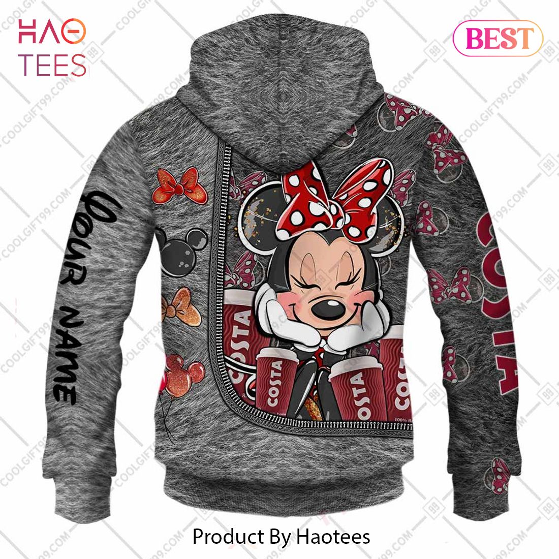 Personalized Costa Minnie Mouse Design Hoodie, T-Shirt, Zip Hoodie, Sweatshirt Personalized Costa Minnie Mouse Design Hoodie, T-Shirt, Zip Hoodie, Sweatshirt