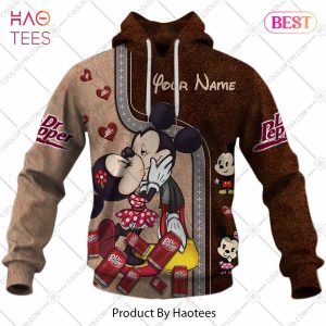 Personalized Dr. Pepper Mickey And Minnie Design Hoodie, T-Shirt, Zip Hoodie, Sweatshirt