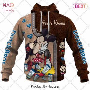 Personalized Dutch Bros Mickey And Minnie Design Hoodie, T-Shirt, Zip Hoodie, Sweatshirt