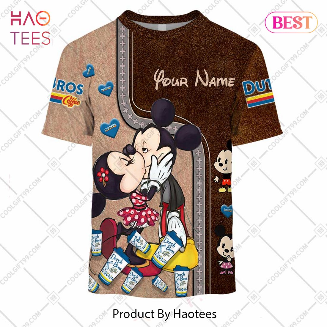 Personalized Dutch Bros Mickey And Minnie Design Hoodie, T-Shirt, Zip Hoodie, Sweatshirt Personalized Dutch Bros Mickey And Minnie Design Hoodie, T-Shirt, Zip Hoodie, Sweatshirt
