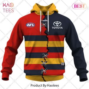 Personalized Guernsey Mix V2 AFL Adelaide Crows Hoodie, T-Shirt, Zip Hoodie, Sweatshirt