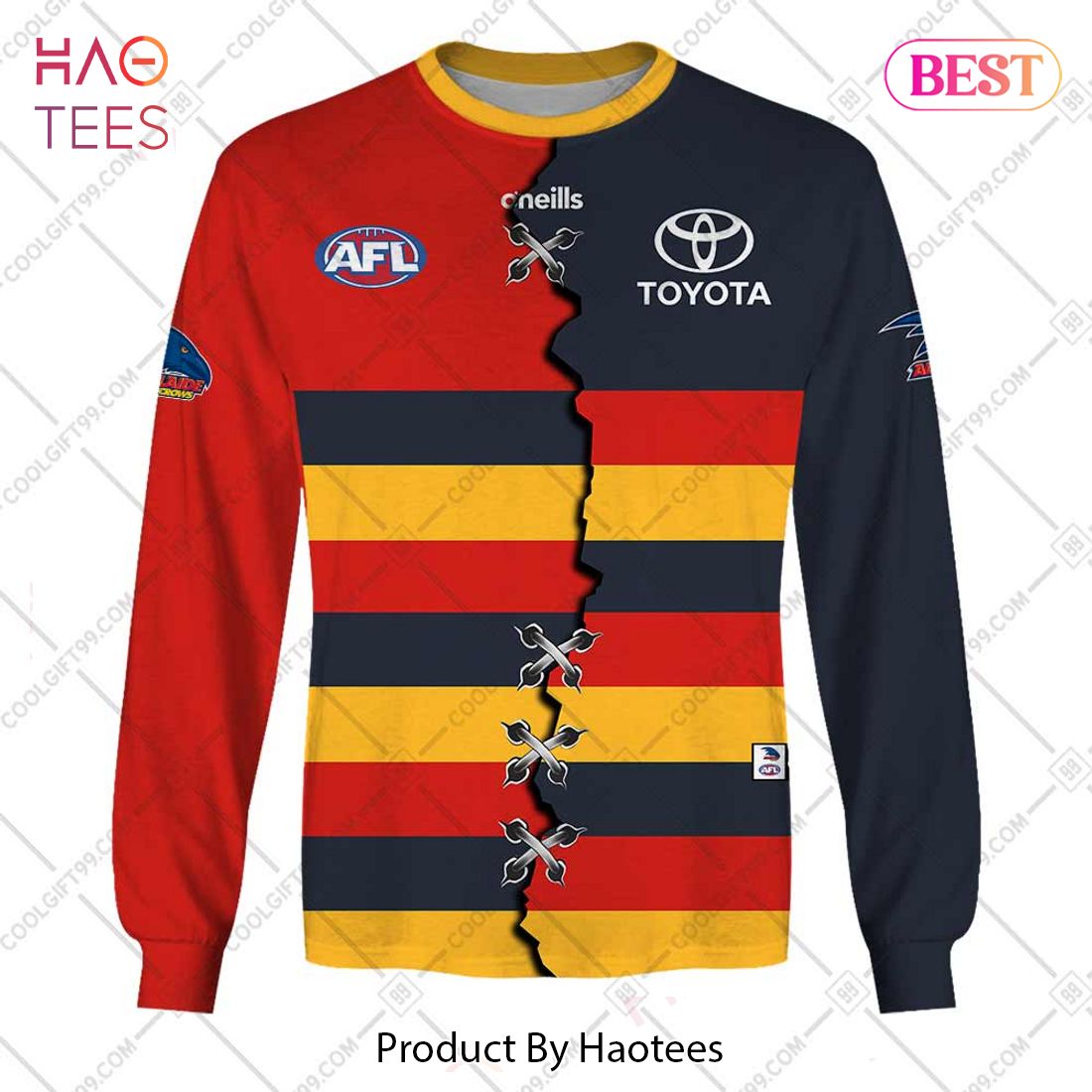 Personalized Guernsey Mix V2 AFL Adelaide Crows Hoodie, T-Shirt, Zip Hoodie, Sweatshirt Personalized Guernsey Mix V2 AFL Adelaide Crows Hoodie, T-Shirt, Zip Hoodie, Sweatshirt
