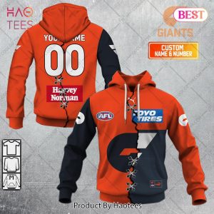 Personalized Guernsey Mix V2 AFL Greater Western Sydney Giants Hoodie, T-Shirt, Zip Hoodie, Sweatshirt
