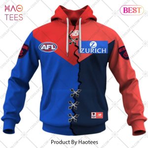 Personalized Guernsey Mix V2 AFL Melbourne Demons Hoodie, T-Shirt, Zip Hoodie, Sweatshirt