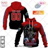 Personalized IRFU Munster Rugby Skull Death Design Hoodie, T-Shirt, Zip Hoodie, Sweatshirt