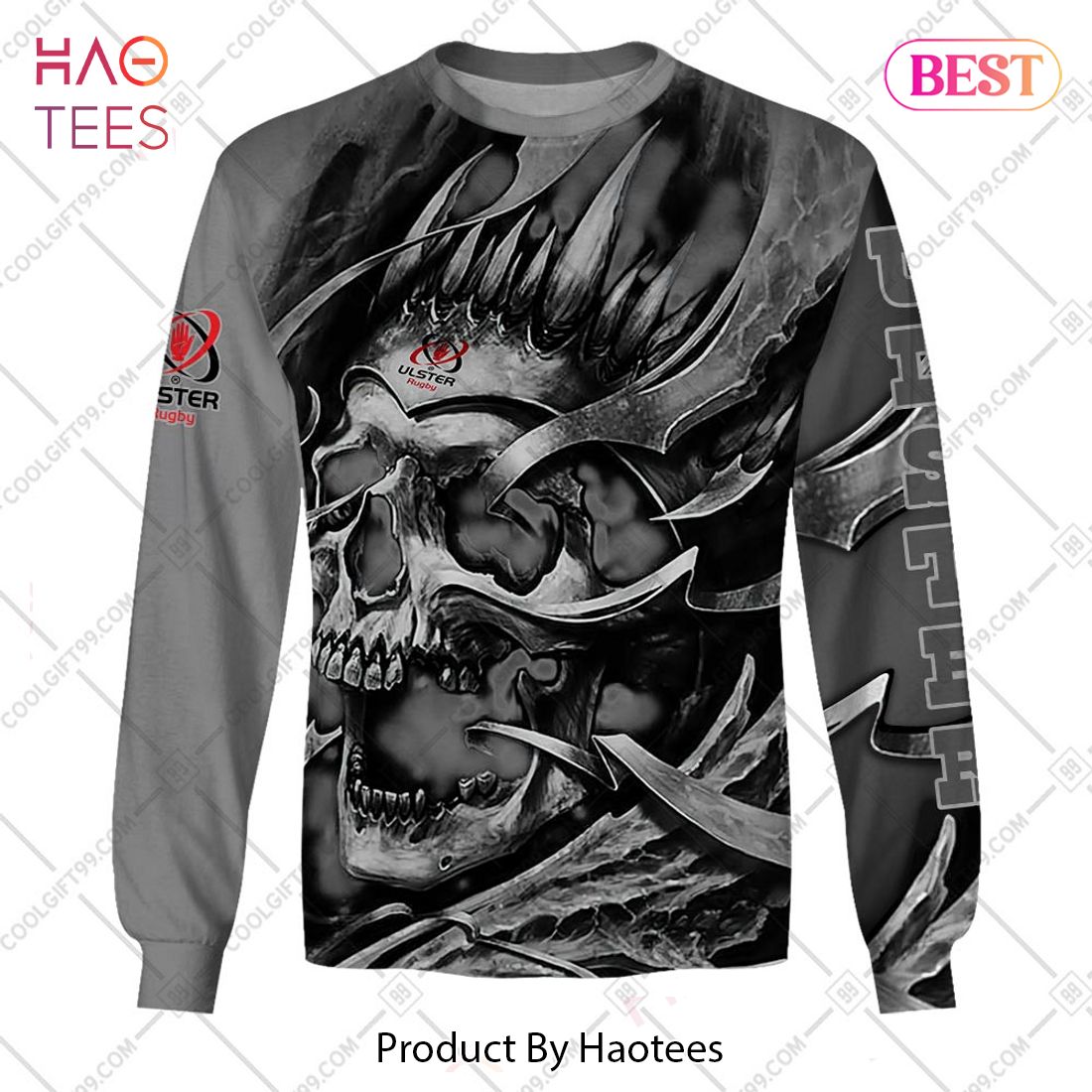 Personalized IRFU Ulster Rugby Metal Skull Design Hoodie, T-Shirt, Zip Hoodie, Sweatshirt Personalized IRFU Ulster Rugby Metal Skull Design Hoodie, T-Shirt, Zip Hoodie, Sweatshirt