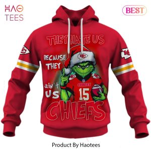 Personalized KC Chiefs Grinch They hate us because they ain’t us Chiefs Hoodie, T-Shirt, Zip Hoodie, Sweatshirt