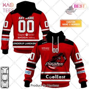 Personalized Metal Ligaen Aalborg Pirates Home Jersey 2324 Style Hoodie, T-Shirt, Zip Hoodie, Sweatshirt