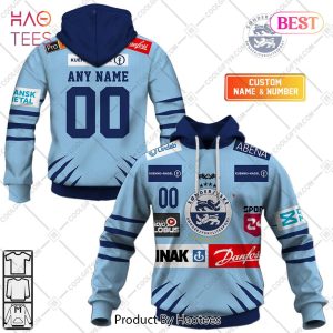 Personalized Metal Ligaen SonderjyskE Ishockey Home Jersey 2324 Style Hoodie, T-Shirt, Zip Hoodie, Sweatshirt