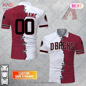 Personalized MLB Arizona Diamondbacks Mix Jersey Style Polo Shirt