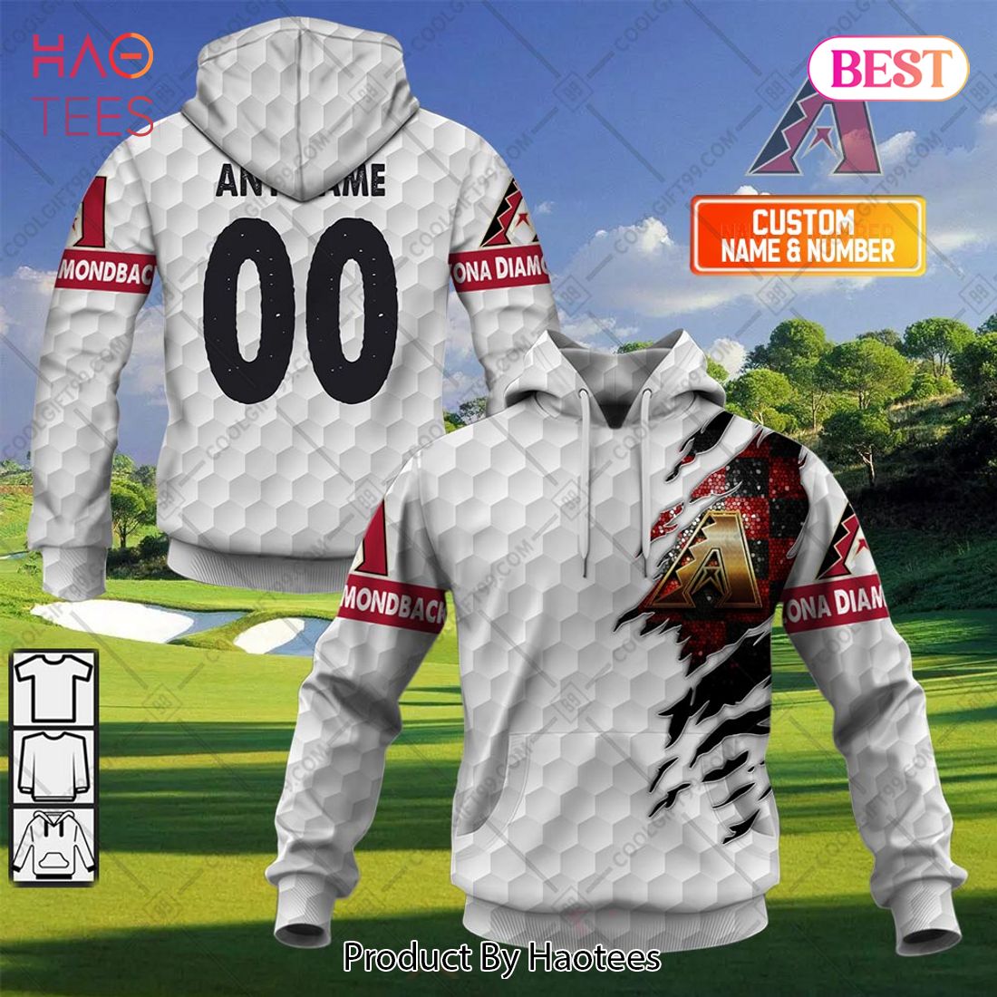 Personalized MLB Arizona Diamondbacks X Golf Hoodie, T-Shirt, Zip Hoodie, Sweatshirt