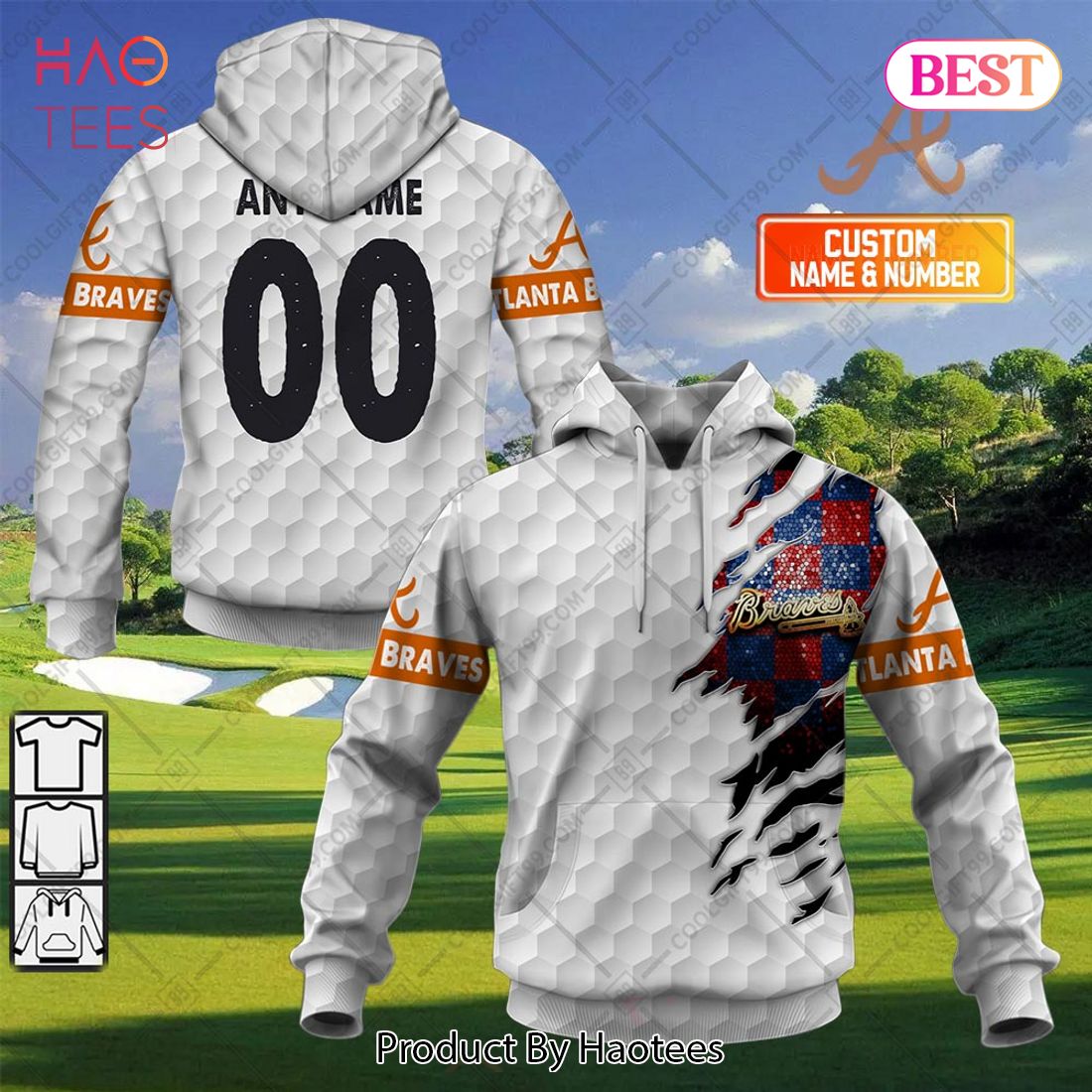 Personalized MLB Atlanta Braves X Golf Hoodie, T-Shirt, Zip Hoodie, Sweatshirt