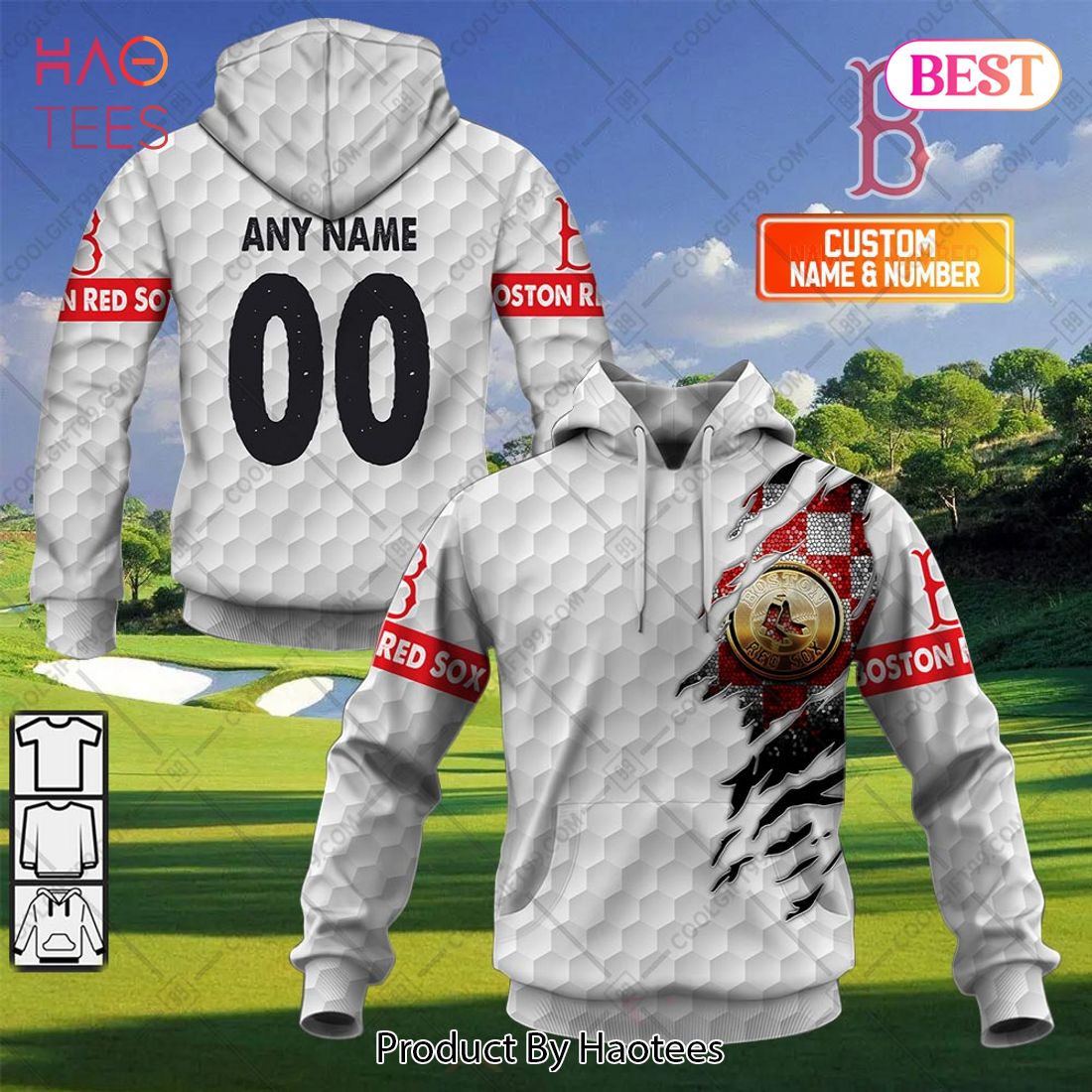 Personalized MLB Boston Red Sox X Golf Hoodie, T-Shirt, Zip Hoodie, Sweatshirt